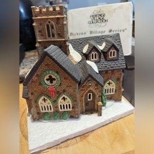 Heritage village collection dickens village series Knottinghill church